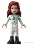 LEGO® Minifigurák Friends Theresa figura, fehér lovaglónadrág, világoskék felső FRND025 (FRND025)