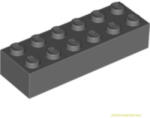 LEGO® Alkatrészek (Pick a Brick) Sötét kékes-szürke 1X2X6 Elem 4210875 (4210875)