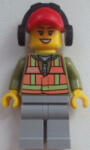 LEGO® Minifigurák Vonatkarbantartó Lány trn236 (trn236)