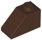 LEGO® Alkatrészek (Pick a Brick) Sötétbarna 1X2/45° Cserép 4518557 (4518557)
