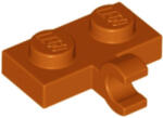 LEGO® Alkatrészek (Pick a Brick) Sötétnarancs 1x2 módosított lapos elem Függőleges csatlakozóval 6313129 (6313129)