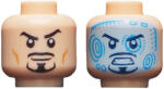 LEGO® Alkatrészek (Pick a Brick) Vasember minifigura fej - két arccal 6221340 (6221340)