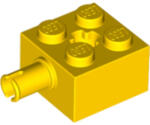 LEGO® Alkatrészek (Pick a Brick) Sárga 2x2 Elem Lyukkal És Csővel 623224 (623224)