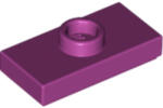 LEGO® Alkatrészek (Pick a Brick) Magenta 1x2 Lapos Elem Egy Bütyökkel 6101073 (6101073)