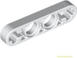 LEGO® Alkatrészek (Pick a Brick) Fehér 1x4 Technic Lapos Csatlakozó 4144138 (4144138)