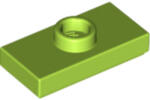 LEGO® Alkatrészek (Pick a Brick) Lime színű lapos 1X2 Elem 1 Bütyökkel 6092592 (6092592)
