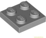 LEGO® Alkatrészek (Pick a Brick) Világos kékes-szürke 2X2 Lapos Elem 4211397 (4211397)