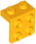 LEGO® Alkatrészek (Pick a Brick) Élénk világos narancssárga 1x2/2x2 Sarokelem 6134634 (6134634)