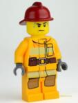 LEGO® Minifigurák Világos narancs tűzoltó, piros sisakkal cty0279 (cty0279)