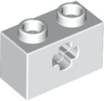 LEGO® Alkatrészek (Pick a Brick) Fehér 1x2 Technic Kocka Kereszt Csatlakozóval 4233486 (4233486)