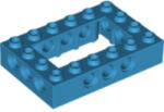 LEGO® Alkatrészek (Pick a Brick) Sötét Azúr 4 x 6 közepén 2 x 4 üreggel 6185546 (6185546)