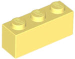 LEGO® Alkatrészek (Pick a Brick) Halvány sárga 1X1X3 Elem 6201646 (6201646)