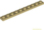 LEGO® Alkatrészek (Pick a Brick) Bézs 1X10 Hosszú Lapos Elem 4143409 (4143409)