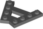 LEGO® Alkatrészek (Pick a Brick) Sötét kékesszürke 4M 45° Ék Alakú Lapos elem 6133811 (6133811)