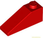 LEGO® Alkatrészek (Pick a Brick) Piros 1X3/25° Elem 428621 (428621)