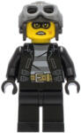 LEGO® Minifigurák Police - Clara the Criminal, Pearl Dark Gray Aviator Cap cty1256 (cty1256)