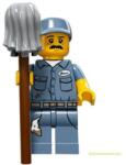 LEGO® Minifigurák Gondnok - kiegészítő nélkül col236 (col236)