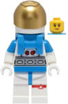 LEGO® Minifigurák Lunar Research Astronaut - Female, White and Dark Azure Suit, White Helmet, Metallic Gold Visor, Pea cty1423 (cty1423)