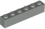 LEGO® Alkatrészek (Pick a Brick) Világosszürke 1x6 Kocka 300902 (300902)