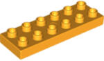 LEGO® Alkatrészek (Pick a Brick) Világos halvány narancs DUPLO alap 2x6 6055100 (6055100)