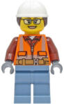 LEGO® Minifigurák Építőmunkás nő (City) cty1405 (cty1405)
