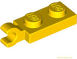 LEGO® Alkatrészek (Pick a Brick) Sárga 1x2 Módosított Lapos Elem Csatlakozóval 4535740 (4535740)