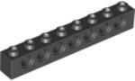 LEGO® Alkatrészek (Pick a Brick) Fekete 1X8 Technic Elem Oldalán 7 Lyukkal 370226 (370226)