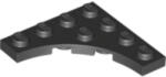 LEGO® Alkatrészek (Pick a Brick) Fekete Lapos Sarokelem 6208787 (6208787)