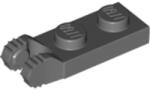 LEGO® Alkatrészek (Pick a Brick) Sötét kékesszürke 1x2 módosított lap csatlakózóval 6267047 (6267047)