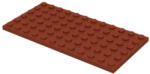 LEGO® Alkatrészek (Pick a Brick) Vörösesbarna 6x12 Lapos Elem 4264669 (4264669)