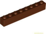 LEGO® Alkatrészek (Pick a Brick) Vöröses barna 1X1X8 Elem 4263776 (4263776)