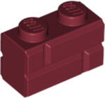 LEGO® Alkatrészek (Pick a Brick) Sötétvörös 1x2x1Téglamintás Fal 6093908 (6093908)