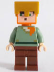 LEGO® Minifigurák Alex - vörösesbarna lábak, gyöngyház arany sisakkal min158 (min158)