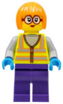 LEGO® Minifigurák Shirley Keeper - Neon Yellow Safety Vest cty1486 (cty1486)