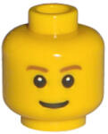 LEGO® Alkatrészek (Pick a Brick) Sárga Minifigura fej - Mosolygós Arccal 3626bpb0121 (3626bpb0121)