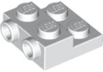 LEGO® Alkatrészek (Pick a Brick) Fehér 2x2 Módosított Laposelem oldalán 2 csatlakozóval 6046979 (6046979)