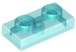 LEGO® Alkatrészek (Pick a Brick) Átlátszó halvány kék 1 x 2 lap 6240222 (6240222)