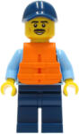 LEGO® Minifigurák Police - City Officer, rendőrtiszt narancssárga mentőmellényben cty1279 (cty1279)