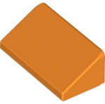LEGO® Alkatrészek (Pick a Brick) Narancs 1x2 Tetőelem 6068996 (6068996)