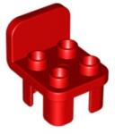 LEGO® Alkatrészek (Pick a Brick) Piros DUPLO 2x2 Szék 6040235 (6040235)