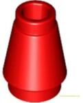LEGO® Alkatrészek (Pick a Brick) Piros 1X1 Kúp Elem 4529234 (4529234)