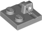 LEGO® Alkatrészek (Pick a Brick) Világos Kékesszürke 2x2 Módosított Lapos Elem Csatlakozóval 4666449 (4666449)