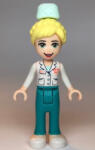 LEGO® Minifigurák Friends Dr. Maria - Dark Turquoise Trousers, White Top frnd358 (frnd358)