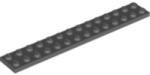 LEGO® Alkatrészek (Pick a Brick) Sötét Kékesszürke 2x14 Lapos Elem 6000970 (6000970)