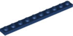 LEGO® Alkatrészek (Pick a Brick) Sötétkék 1X10 Hosszú Lapos Elem 6200663 (6200663)