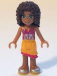 LEGO® Minifigurák Andrea magenta felsőben, sárga szoknyában frnd122 (frnd122)