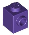 LEGO® Alkatrészek (Pick a Brick) Sötét Lila 1X1 Kocka +1 Gombbal 6063897 (6063897)