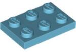 LEGO® Alkatrészek (Pick a Brick) Közepes Azúrkék 2x3 Lapos Elem 4619513 (4619513)