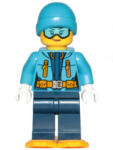 LEGO® Minifigurák Arctic Explorer - Female, Dark Blue Legs, Dark Azure Beanie, Medium Azure Ski Goggles, Bright Light cty0906 (cty0906)