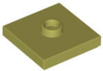 LEGO® Alkatrészek (Pick a Brick) Oliva zöld 2X2 Lapos Elem 1 Bütyökkel 6212080 (6212080)